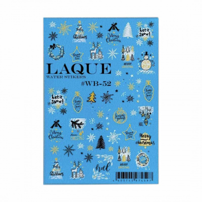 laque wb- 52 , слайдер-дизай | для-ногтей.рф
