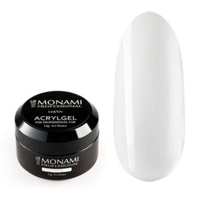 monami acrylgel clear, акригель прозрачный, 15г | для-ногтей.рф
