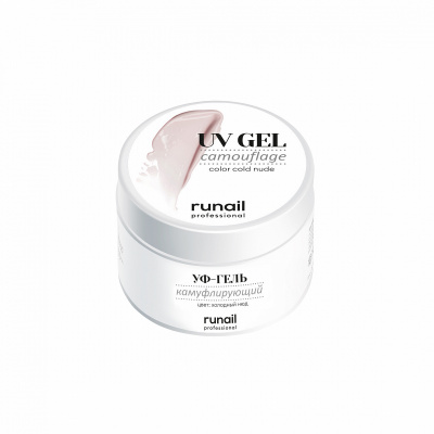 runail однофазный, холодный нюд, уф-гель 4072, 15 г | для-ногтей.рф