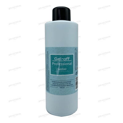 антисептик gel-off sanitizer, 1000 мл | для-ногтей.рф