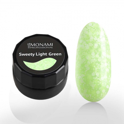 monami sweety light green гель-лак, 5г | для-ногтей.рф