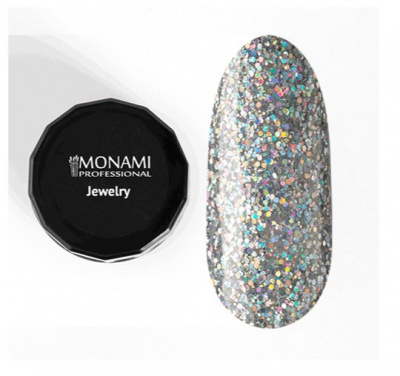 monami гель-лак с блеском jewerly moon rock, 5 гр | для-ногтей.рф