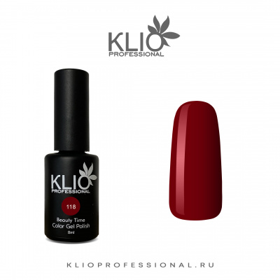 klio beauty time 118, 8 мл. | для-ногтей.рф