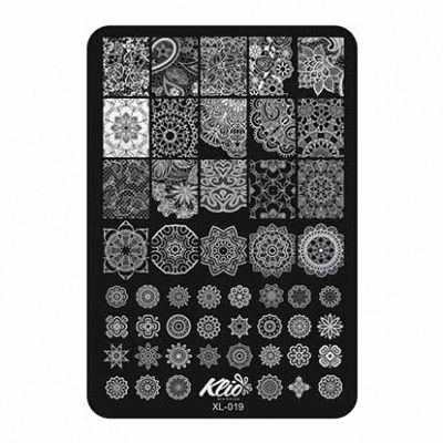 пластина для стемпинга klio xl-019 | для-ногтей.рф