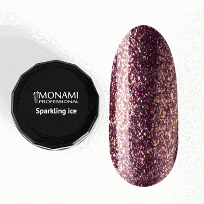 monami гель-лак с блеском sparkling ice depth, 5 гр | для-ногтей.рф
