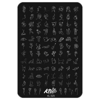 пластина klio xl-025 | для-ногтей.рф