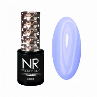 nail republic гель-лак №325, бледно-васильковый, 10мл | для-ногтей.рф