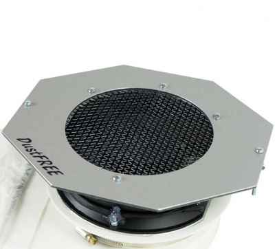 DustFREE Встраеваемый пылесос серебристый(черная сетка) для мастера маникюра