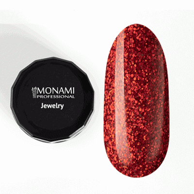 monami гель-лак с блеском jewelry ruby, 5 гр | для-ногтей.рф
