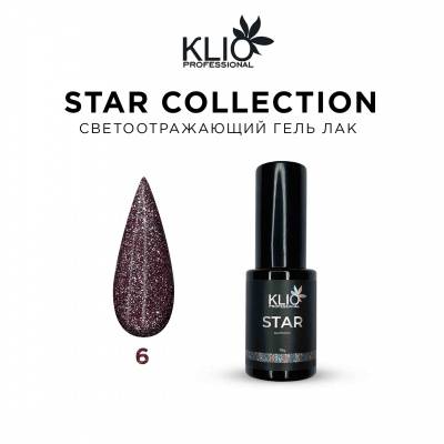 klio star № 006, светоотражающий, 10мл | для-ногтей.рф