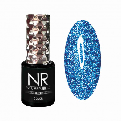 nail republic flash, светоотражающий гель-лак №007, 10мл | для-ногтей.рф