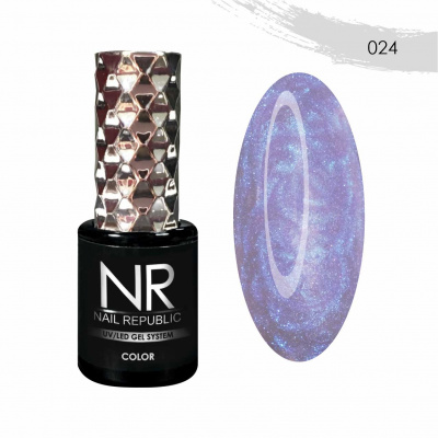 nail republic pearl print №024, жемчужный эффект, 10мл | для-ногтей.рф