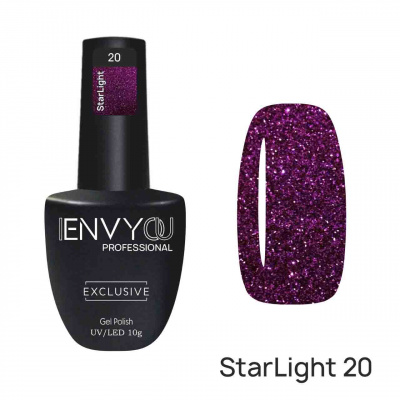 envy starlight, светоотражающий гель-лак №020, 10мл | для-ногтей.рф
