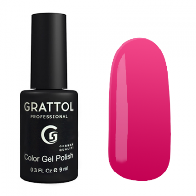 grattol color gel polish hot pink gtc 128 | для-ногтей.рф