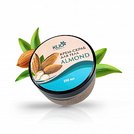 Klio Body, Крем- скраб для тела Almond (Миндаль), 250мл