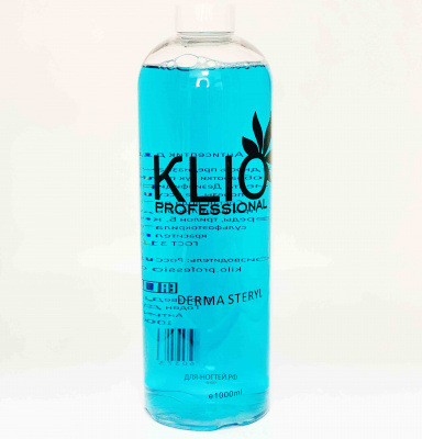 антисептик klio derma steryl, бесспиртовой, 1000 мл | для-ногтей.рф