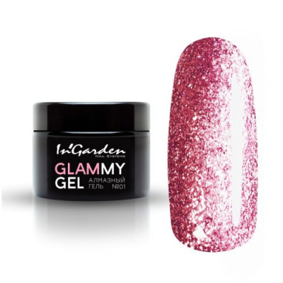 алмазный гель  ingarden glammy 01 | для-ногтей.рф