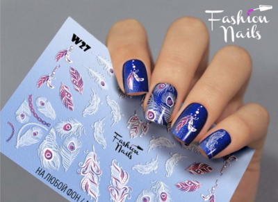 fashion nails w27 | для-ногтей.рф