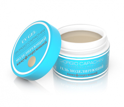 моделирующий гель №6 georgio capachini  uv gel камуфлирующий  | для-ногтей.рф